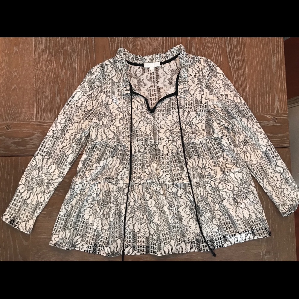 Anthropologie lace blouse, size small
